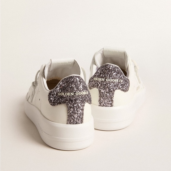 Authentic Purestar Golden Goose women’s 41 . Glitter on heel - Picture 4 of 13